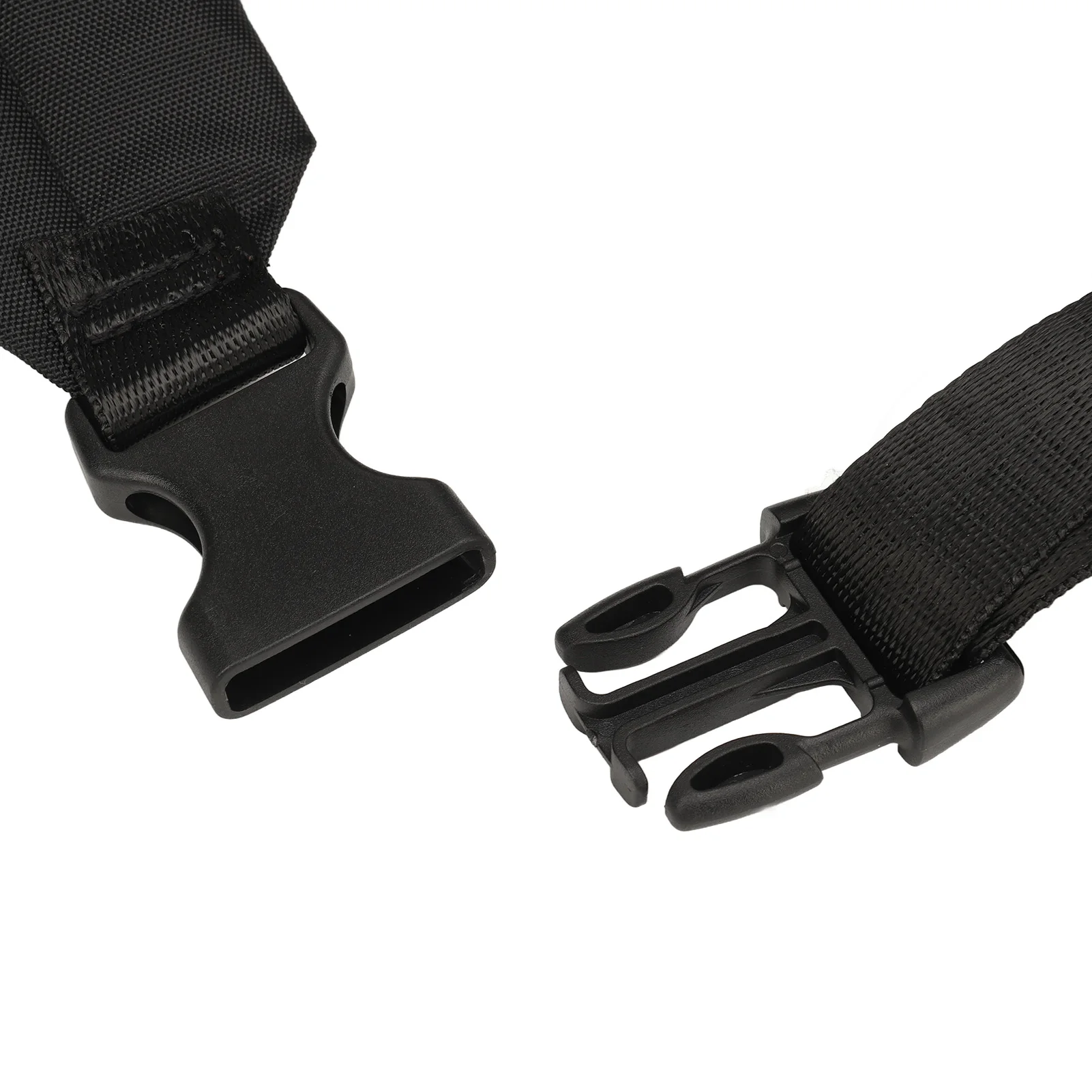 Große schwarze Umhängetasche, wasserdichter Sling-Rucksack, Oxford-Stoff, Outdoor-Sport-Brusttasche für Männer und Frauen, großer schwarzer Sling-Rucksack – Detail 10