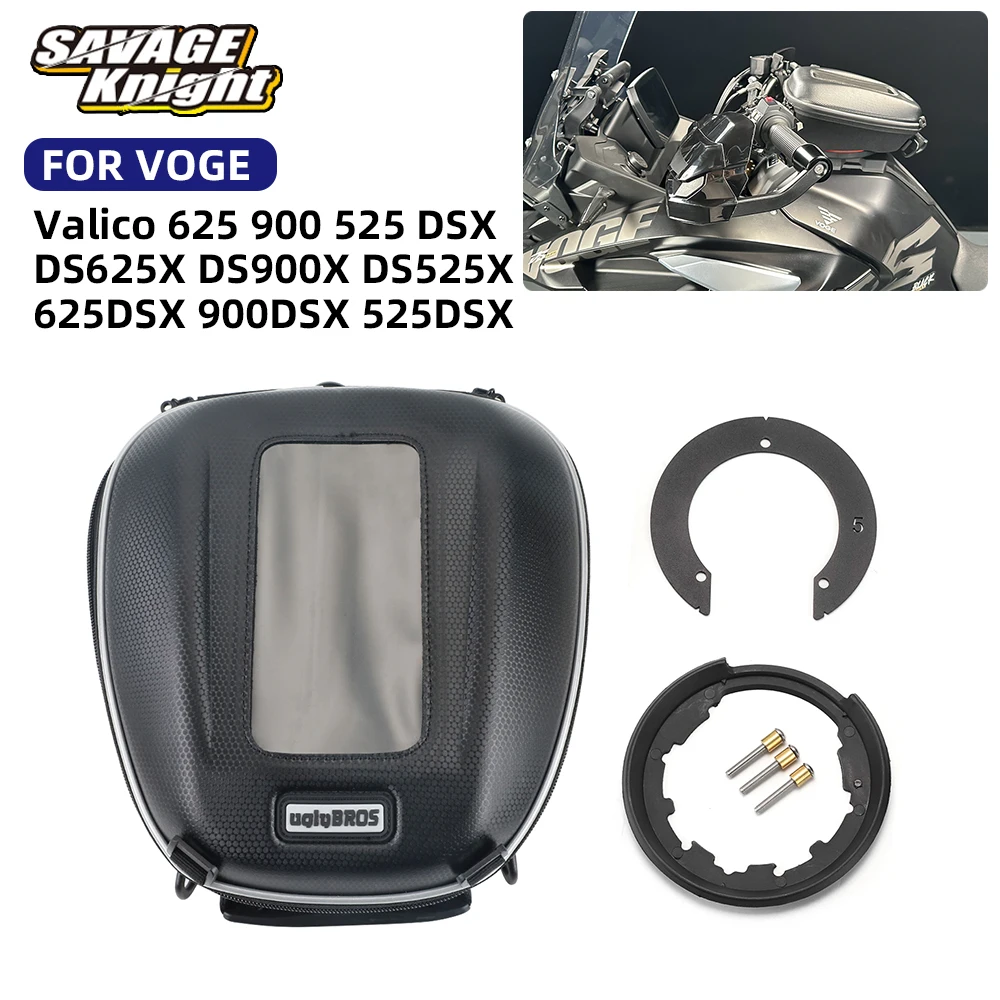 

DS900X DS625X DS525X Detachable Tanklock Adapter Fuel Tank Bag For Voge Valico 900 625 525 DSX 625DSX 900DSX Luggage Storage Bag