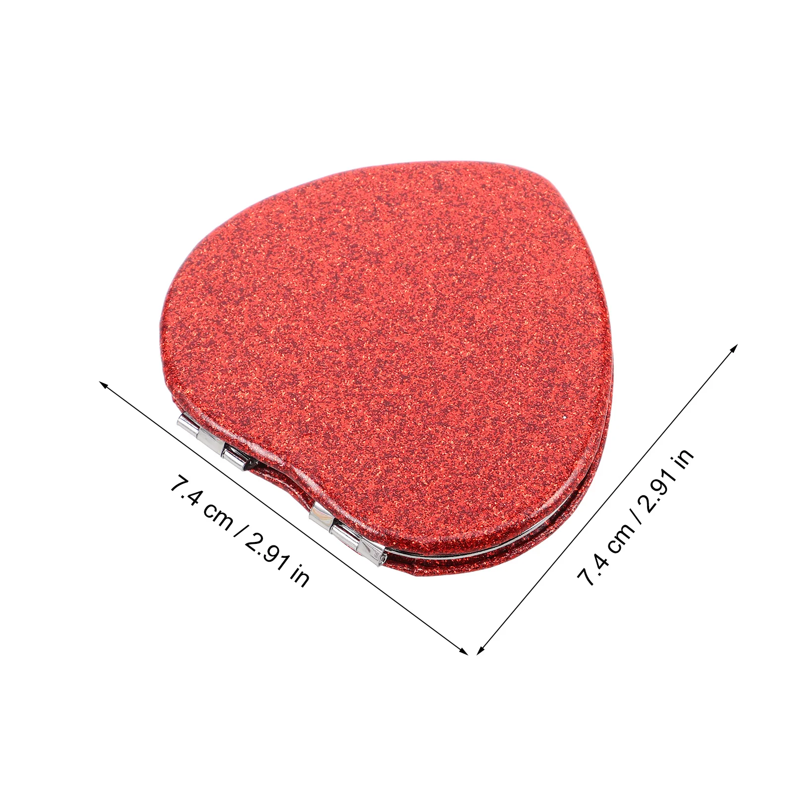 Kompaktowe, składane lusterko podróżne do makijażu, przenośne, do noszenia w torebce, do codziennego użytku i na wynos.