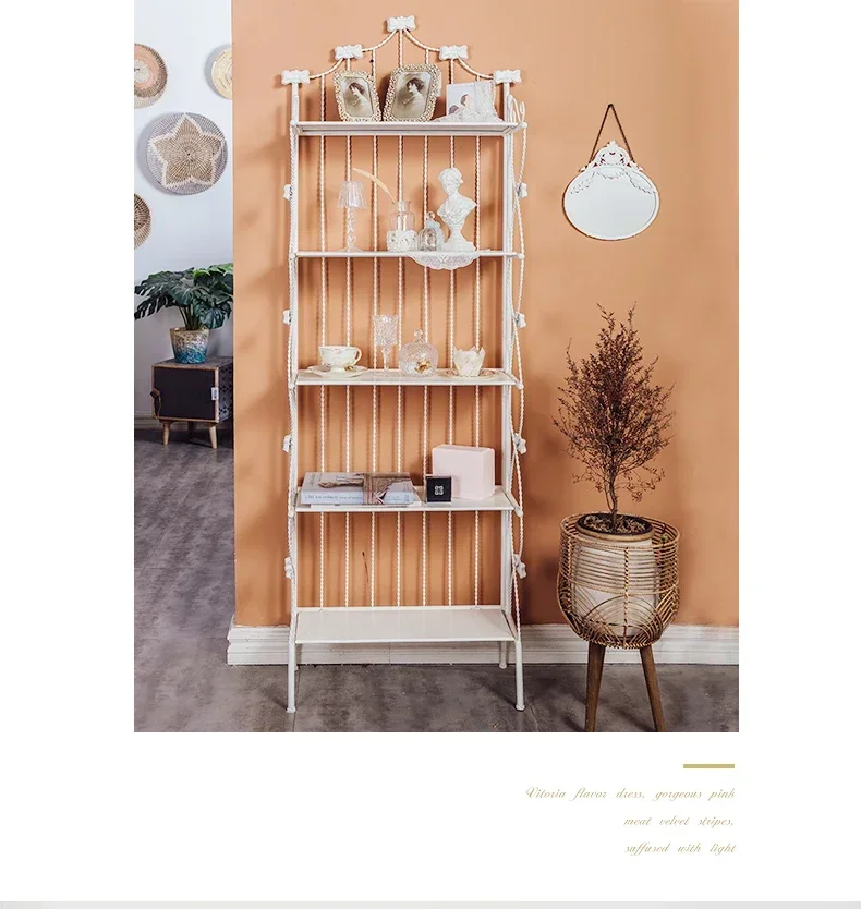 JJxzzWhite Five-story Floor-to-ceiling Storage, Tabletop Storage, Dining Room, Kitchen, Balcony, Storage Rack