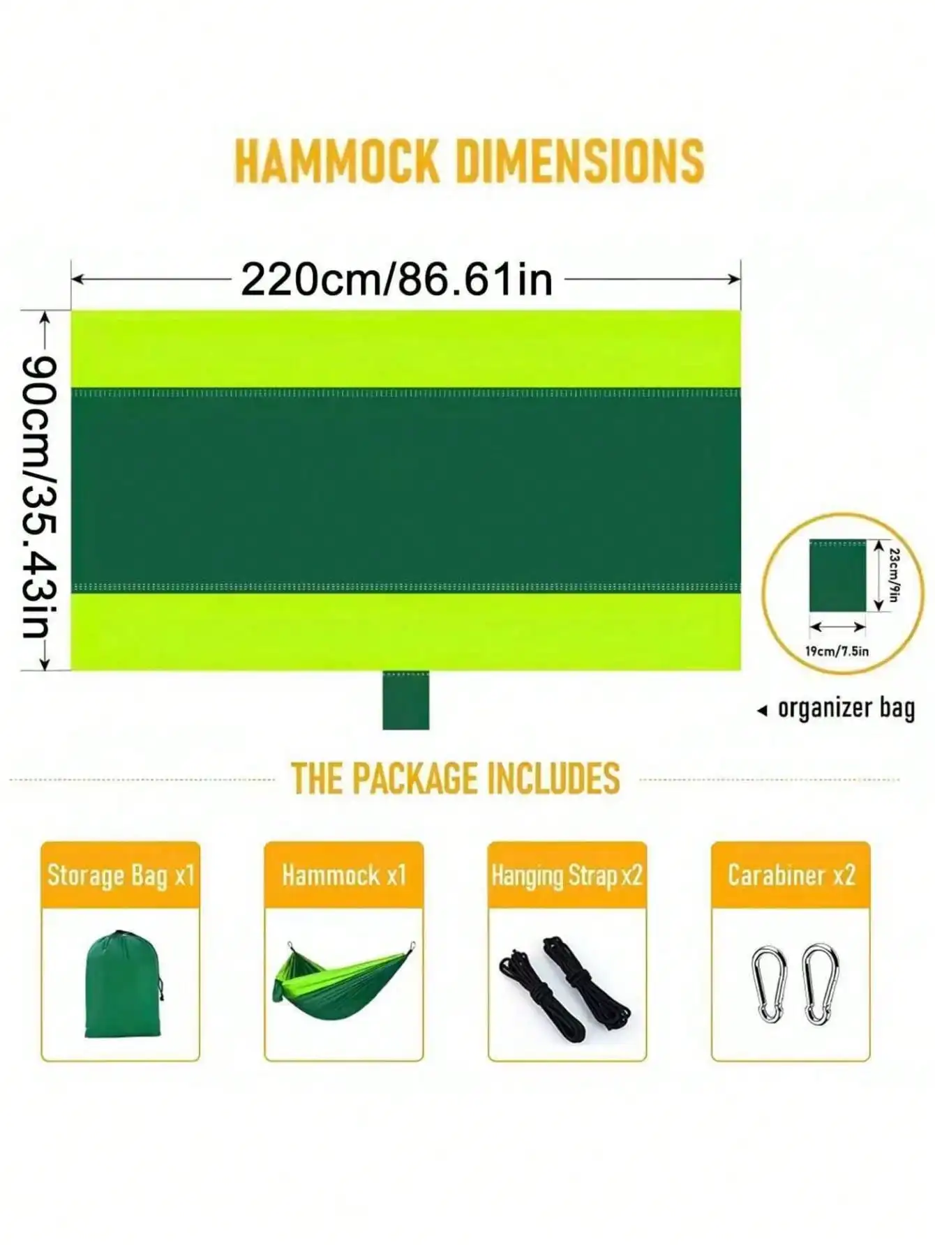 Outdoor Camping Hammock Single Person Portable Nylon Color Match High Strength Parachute Fabric Hanging Bed for Hiking Travel
