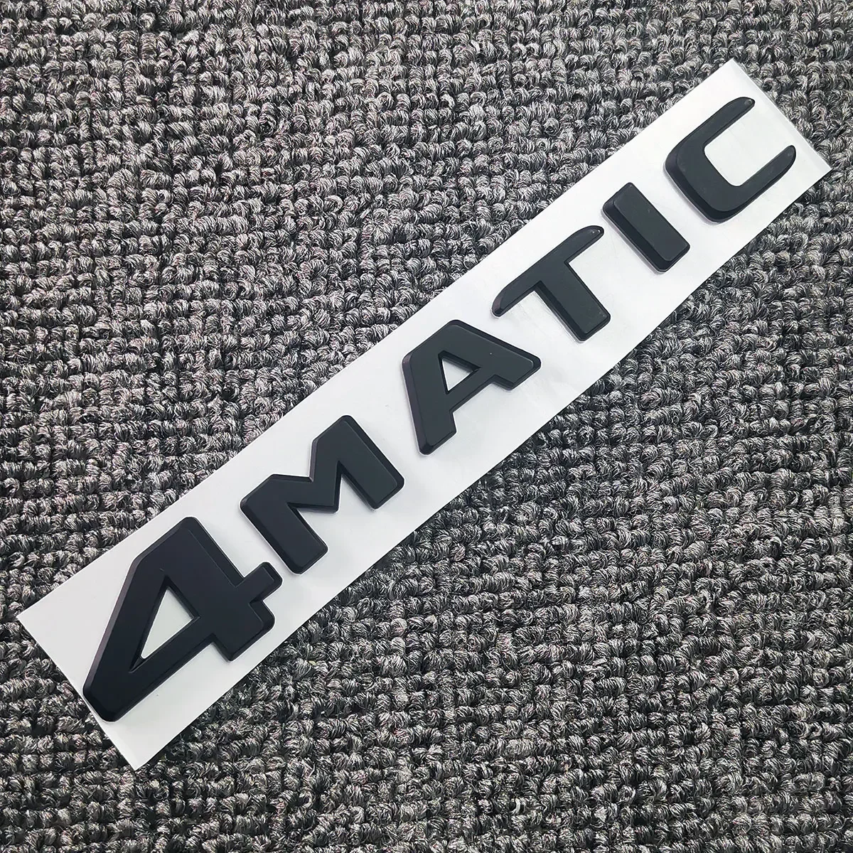 For Mercedes Benz A B C E G S ML SL CL GLA CLA Class AMG 4MATIC 4 MATIC Trunk Chrome Matte Black Letters Emblem Badge sticker