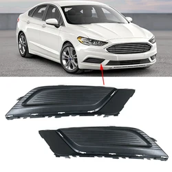 For Ford Fusion 2017 2018 Car Front Bumper Fog Lamp Light Cover Frame Foglight Foglamp Trim Lid Bezel Grille