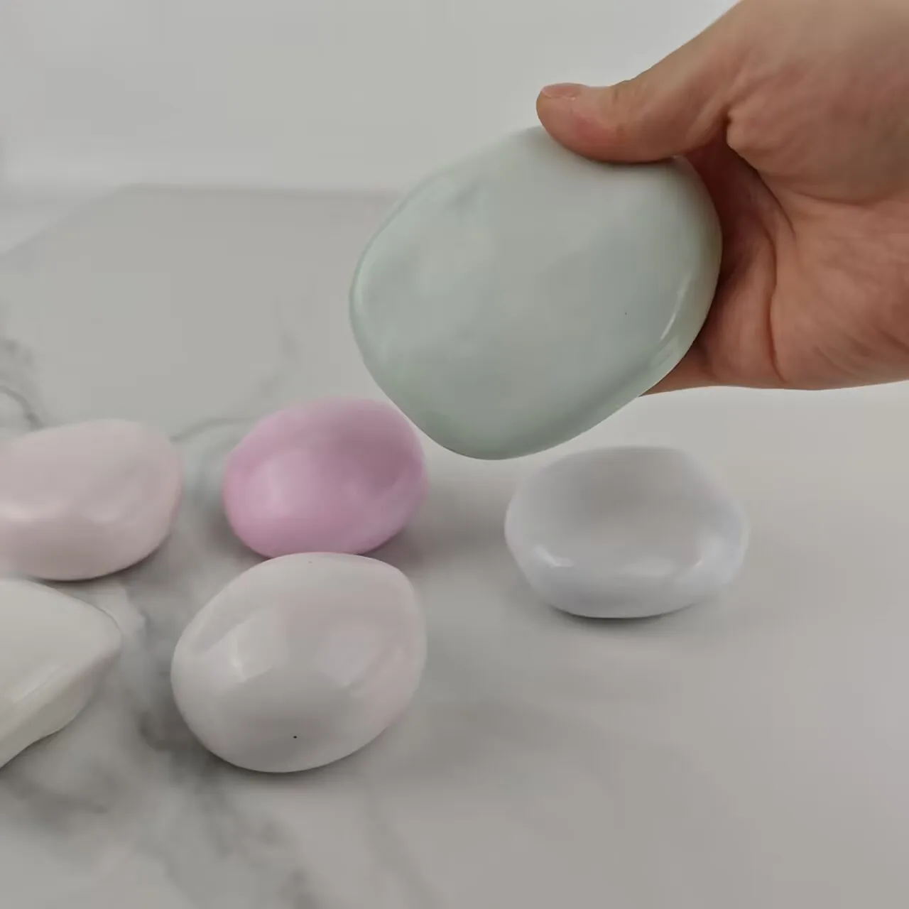 Palla da pizzicare la pelle di ghiaccio giocattolo di decompressione, giocattolo creativo portatile per alleviare la pressione, per bambini e adulti per alleviare lo stress