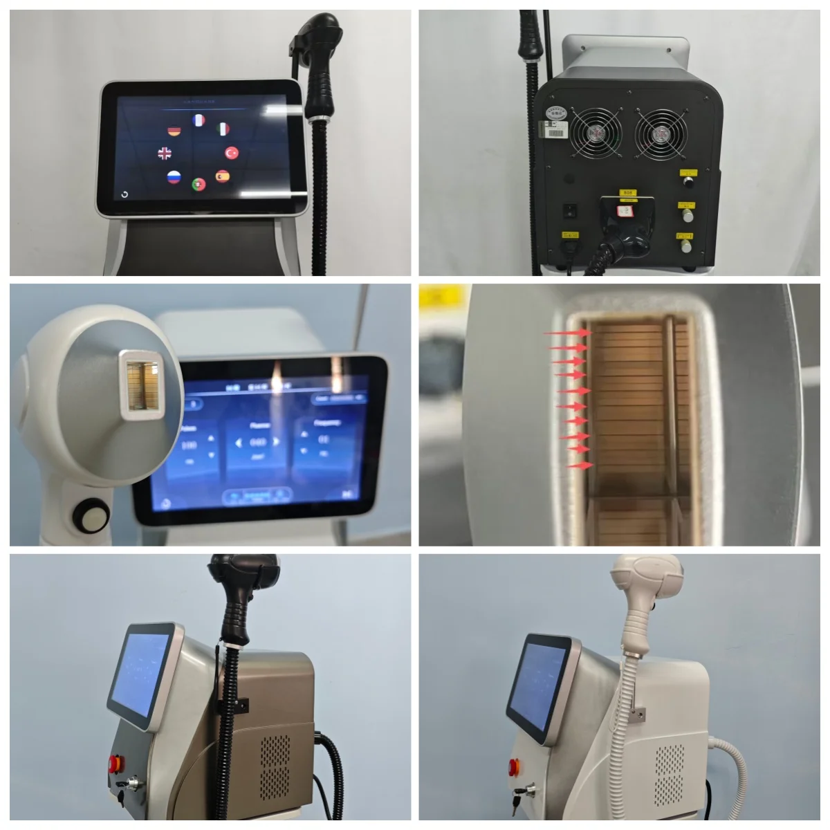 

Лазерный аппарат с 3 длинами волн: 755, 808, 1064 нм