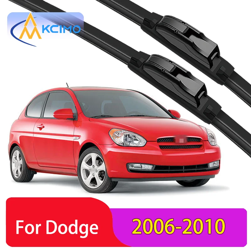 

2PCS New Wiper Blades for Dodge Attitude MC 2006-2010 Hyundai Accent Front Windshield Auto Wipers Blade Accessories 2010 2009