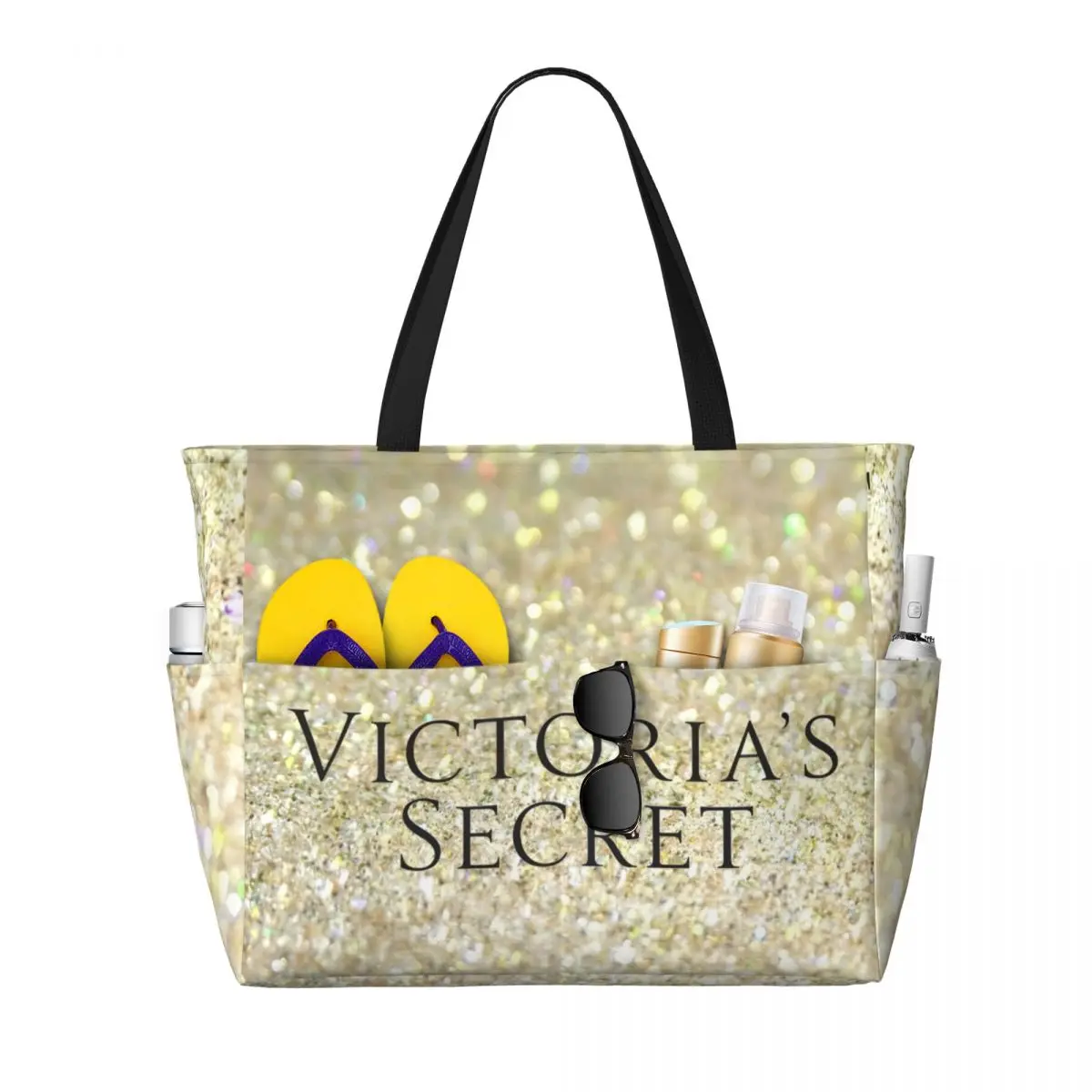 Hot-Sale-Like-Victoria’s-Secret-Style Large travel bagWaterproof Tote Beach Bag Large Capacity Travel Shopping bags