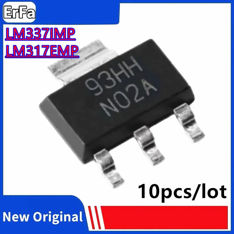 10pcs LM337IMP N02A LM317EMP N01A SOT-223 Chips  LM337IMPX LM317EMPX