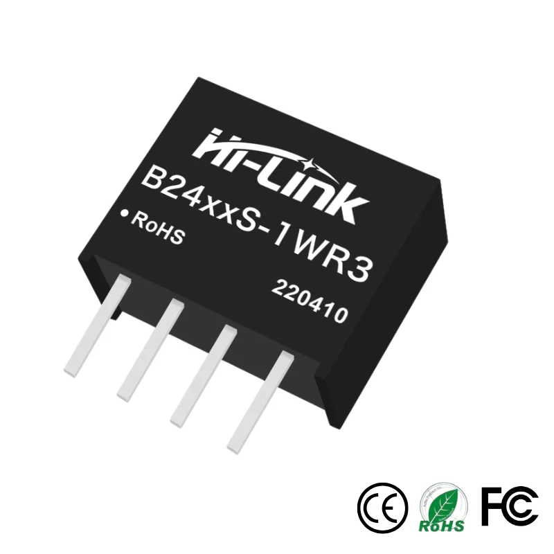 Бесплатная доставка, 2 шт., заводской 1 Вт, 24 В до 5 В, высокоэффективный мини-изолированный модуль питания для умного дома B24_S-1WR3