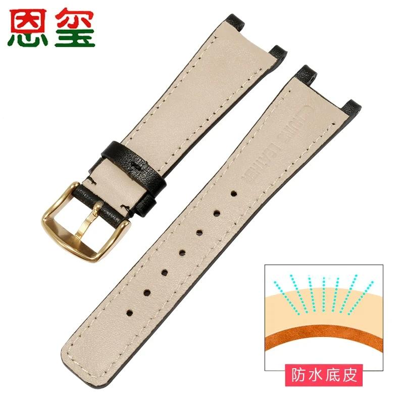 Genuine Leather Watch Strap With Dual G YA1332 1333 1335 Series Dedicated Concave Interface Cowhide Watchband 16/20/22mm