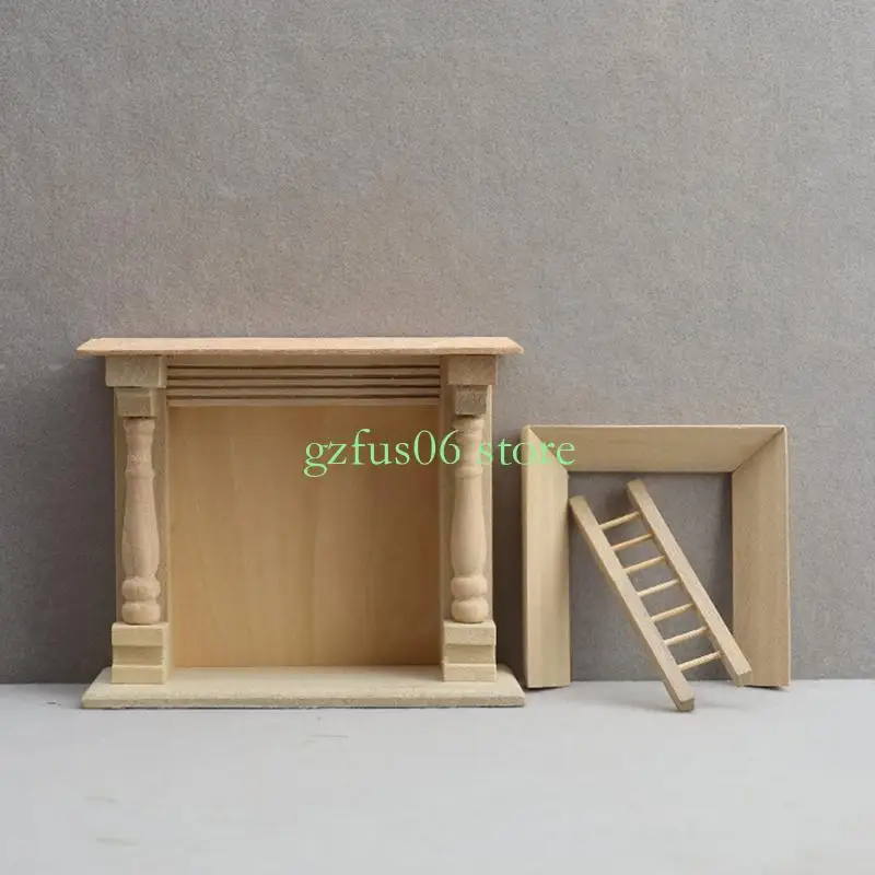 

D5QF Realistic Mantelpiece Model Figurine Furniture for 1/12 Scale Dollhouses and Living Room Scene Display Decoration
