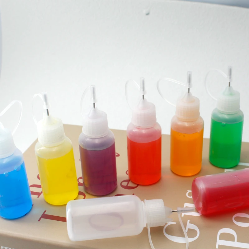 20ml 1/2/4 Pcs Resuable Needle Tip Glue Applicator Plastic Bottle for Quilling Paper Craft Diy Scrapbooking Tool JSP001-20ML
