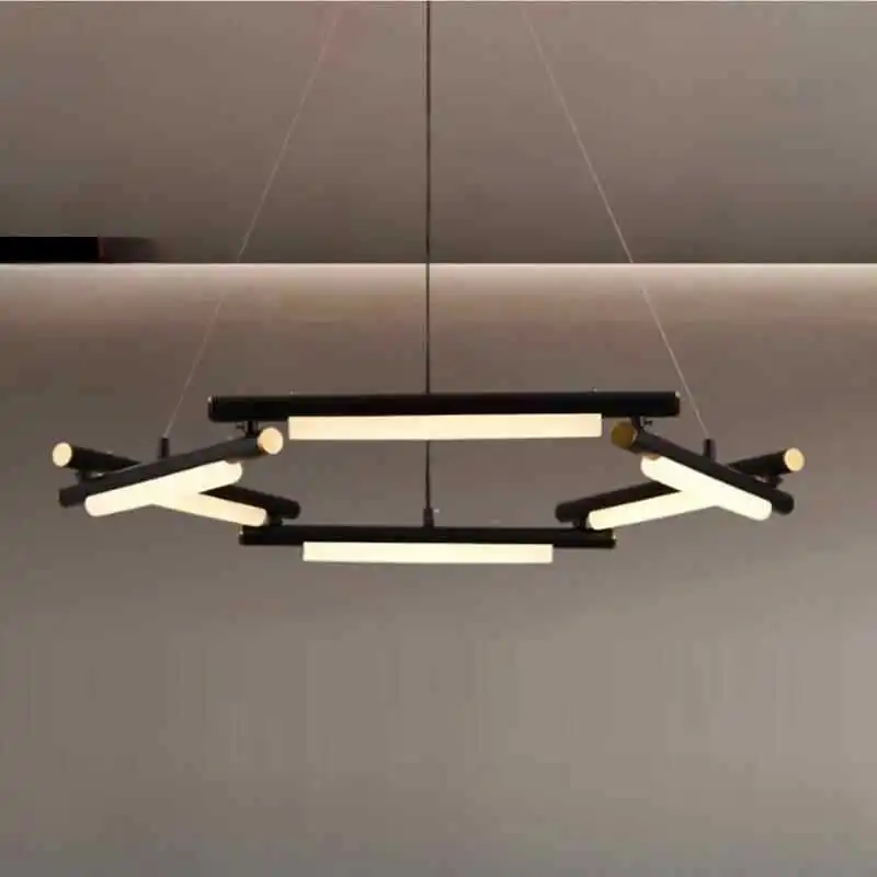 

Nordic minimalist atmosphere chandelier French modern style restaurant bar light personalized creative bed and breakfast bedroom