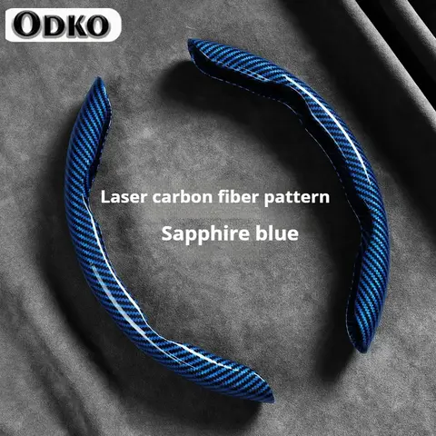 10 best sales steering wheel cover carbon fiber - №4