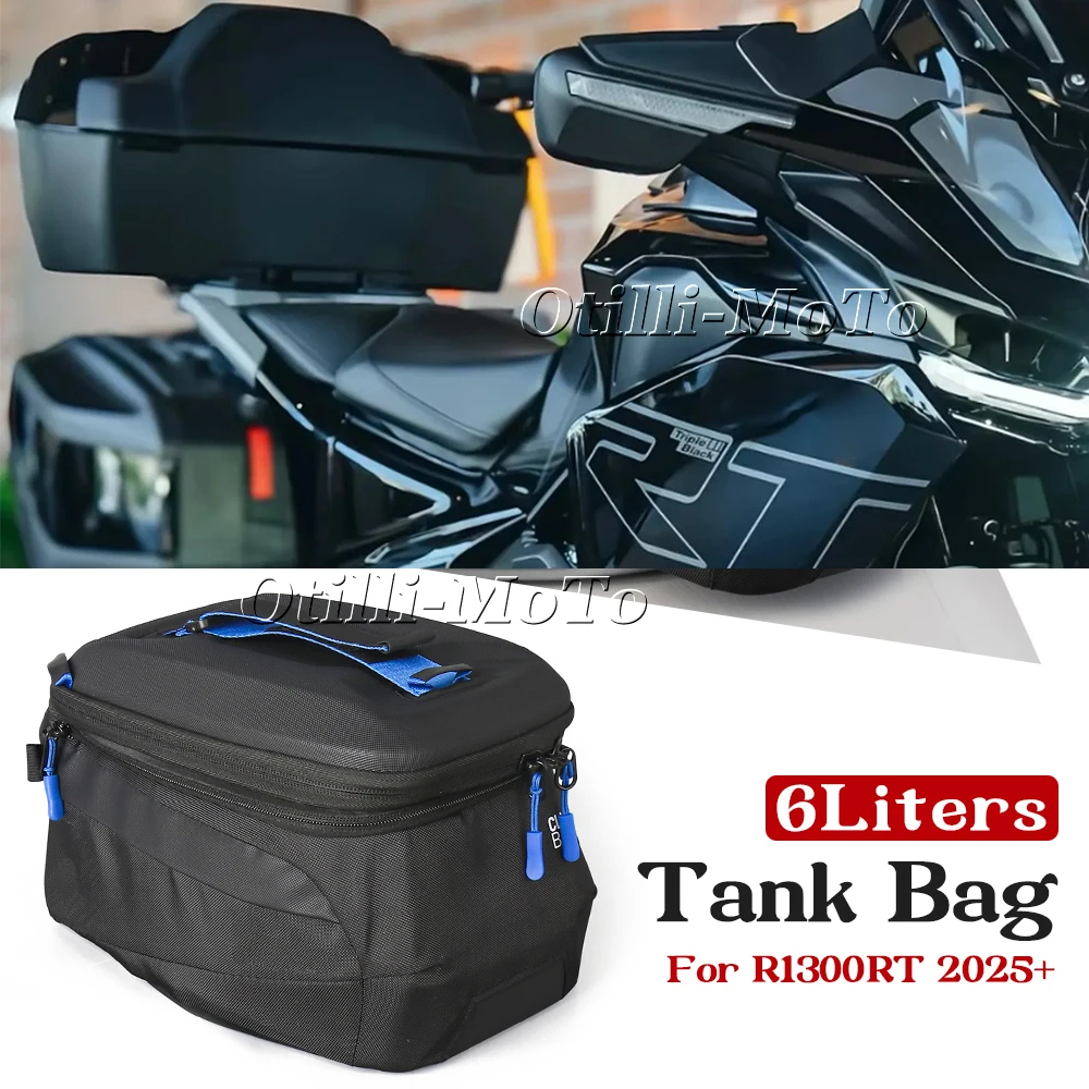 

New Motorcycle Tank Bag Quick Release Fuel Tank Bag For BMW R1300RT R 1300RT r1300rt 2025- 6L Tank Bag