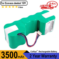 DE55 12V Ni-MH 3500mAh Battery Pack for Ecovacs Deebot DE5G DM88 DG716 DG710 Robotic Vacuum Cleaner Battery Parts Accessories