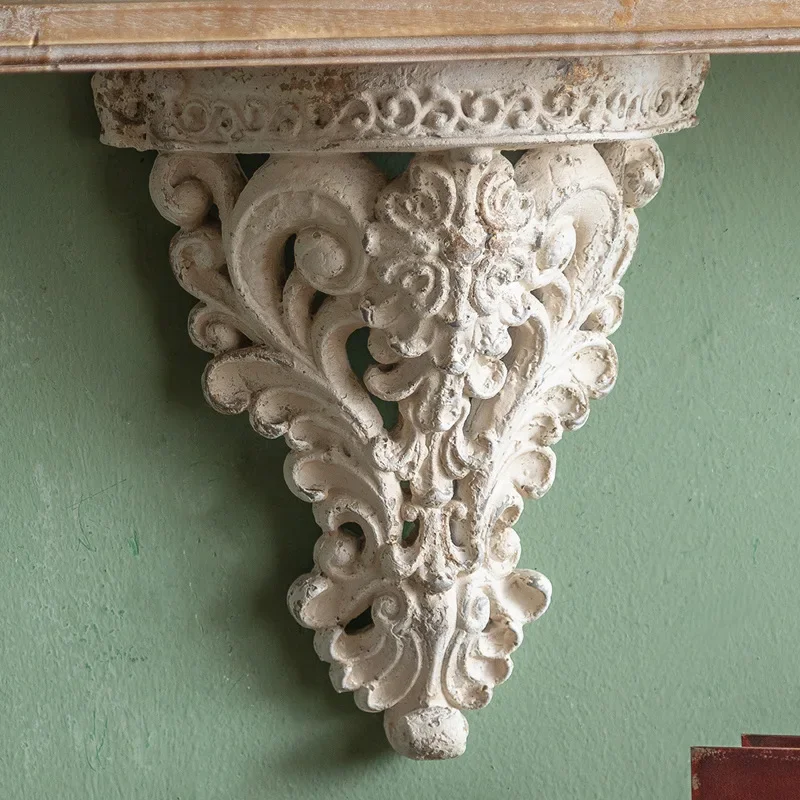 Word board wall shelf palace corridor decorative wall laminate retro carving