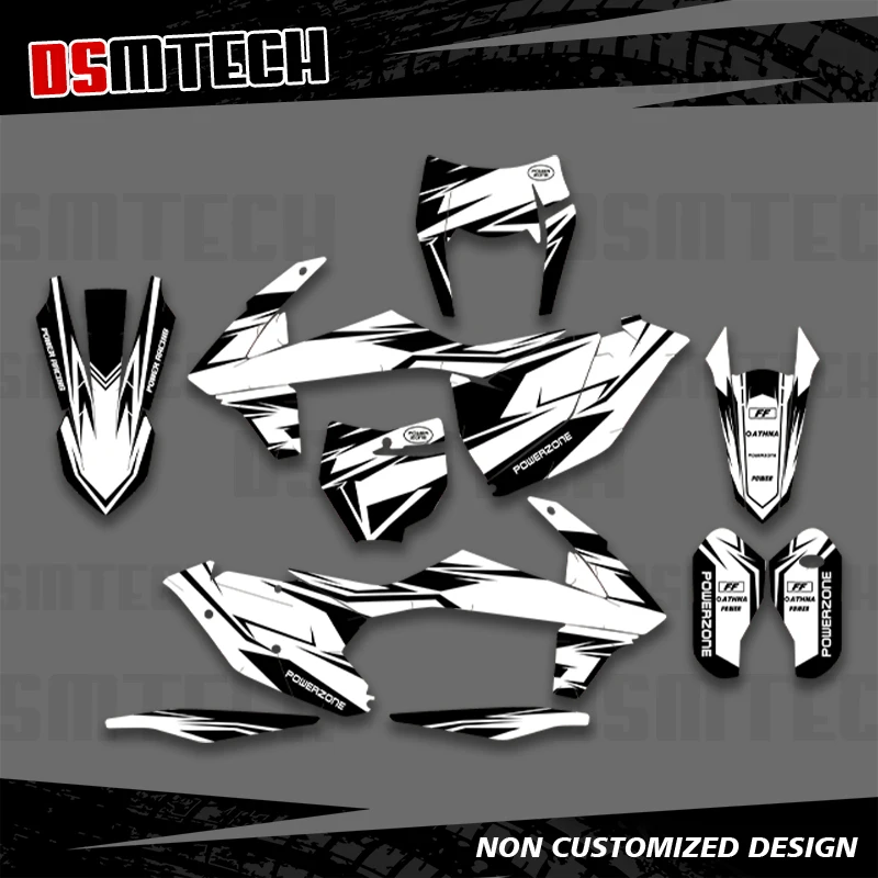 

DSMTECH для KTM 125 250 350 450 500 SX SXF XC XCF 2016 2017 2018 EXC EXCF XCW 2017 2018 2019 Графические наклейки Наклейки 010