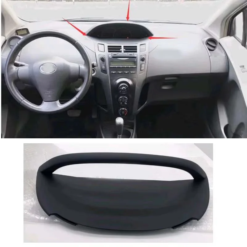 For Toyota Yaris 2008 2009 2010 2011 2012 2013 Instrument Panel Instrument Kilometer Decorative Panel