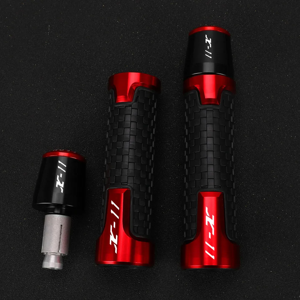 

2023 Motorcycle Handle Bar Cap End Plugs For HONDA ZX 1100 ZX1100 X-11 X11 1990-2001 2000 1999 7/8"22MM Moto Handlebar Grips