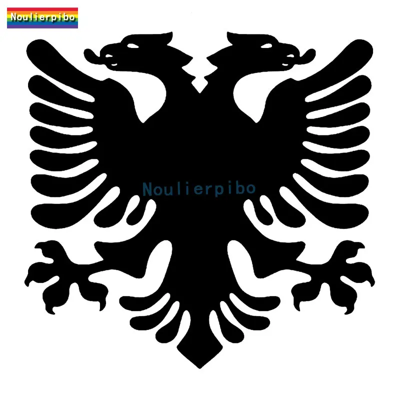 Beautiful Decals Albania Flag Eagle Car Stickers Waterproof Car Rear Bumper Windows Motorcycle Helmet Vinyl Die Cut Decals