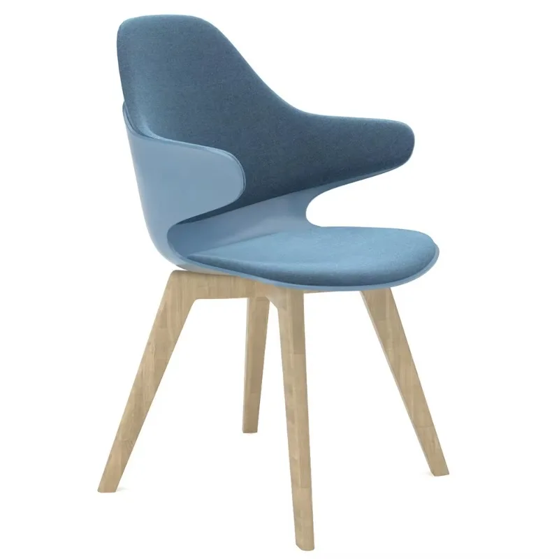 High Quality French Luxury Wooden Leg Plastic Dining Chair Rotation Dining Room and Coffee Shop Modern Dining Chairs Restaurant