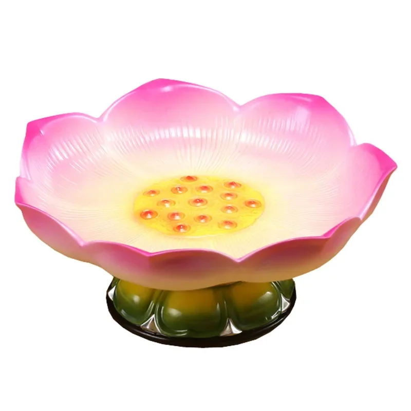 Ceramics Fruit Dish Ornaments Buddha Hall for Disc Home Decoration Accessories Supplies Living Room Worship Guanyin Fruit Plate