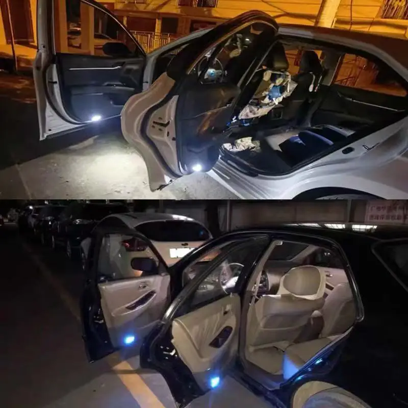 

2pcs LED Seven-color Welcoming Lights Vehicle Warning Lights High Quality Welcome Lamp for Nissan Fuga Patrol Teana AMADAR 2025