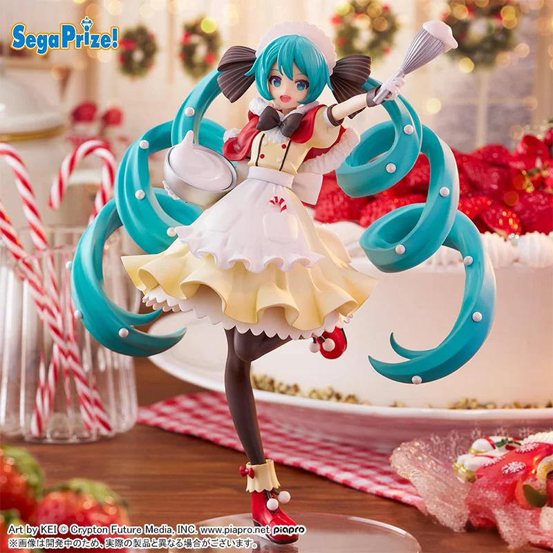 セガ純正ルミナスタ初音ミククリスマス-2025-周年記念かわいい女の子アクションフィギュアおもちゃコレクションギフト子供クリスマス