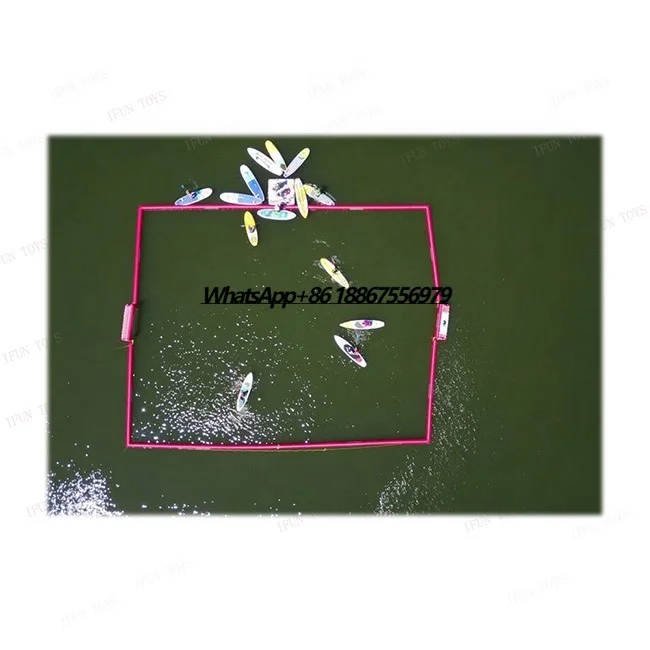 

Aqua Equipment Inflatable Water Polo Field for Beach Sports SUP Polo Goal Buoy Pool Accessories