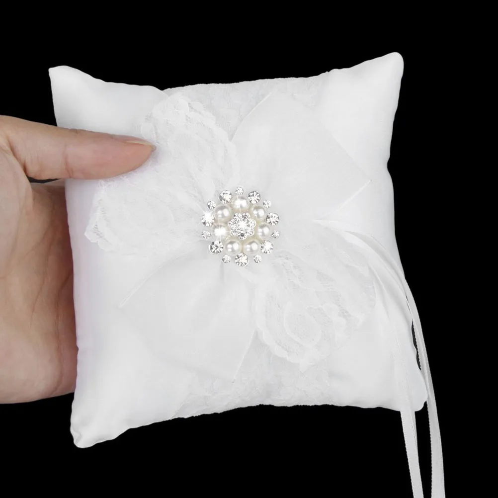 

15 *15cm Wedding Accessories Ring Pillow Western Style Bridal Shower Decorations Bearer Bride