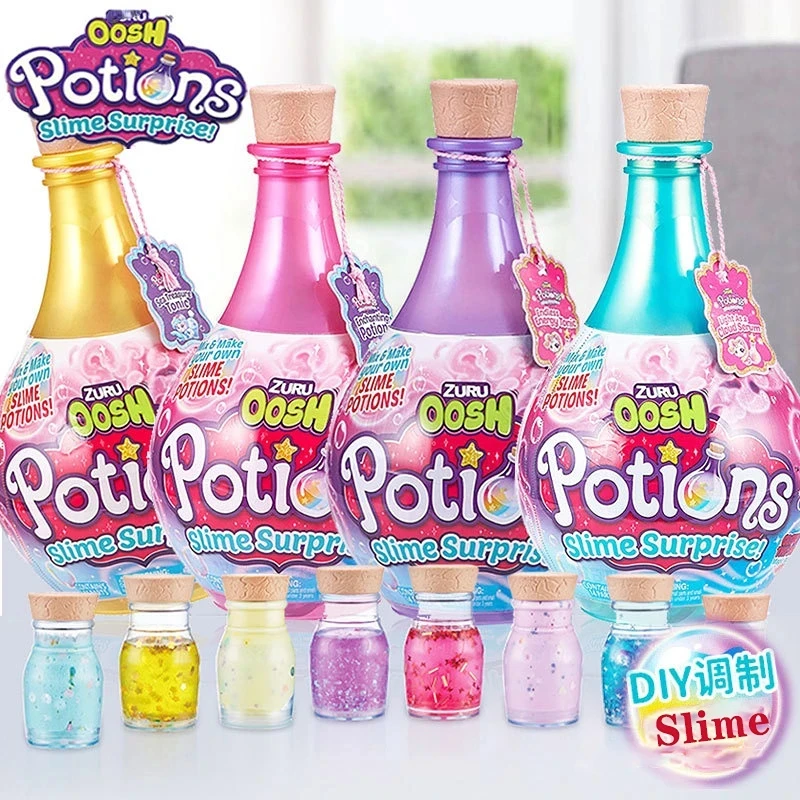 

ZURU Oosh Potions Slime Surprise DIY Magical Fluffy Clay polymer Slime Magic Potion Bottle Toys Antistress Playdough for Kids