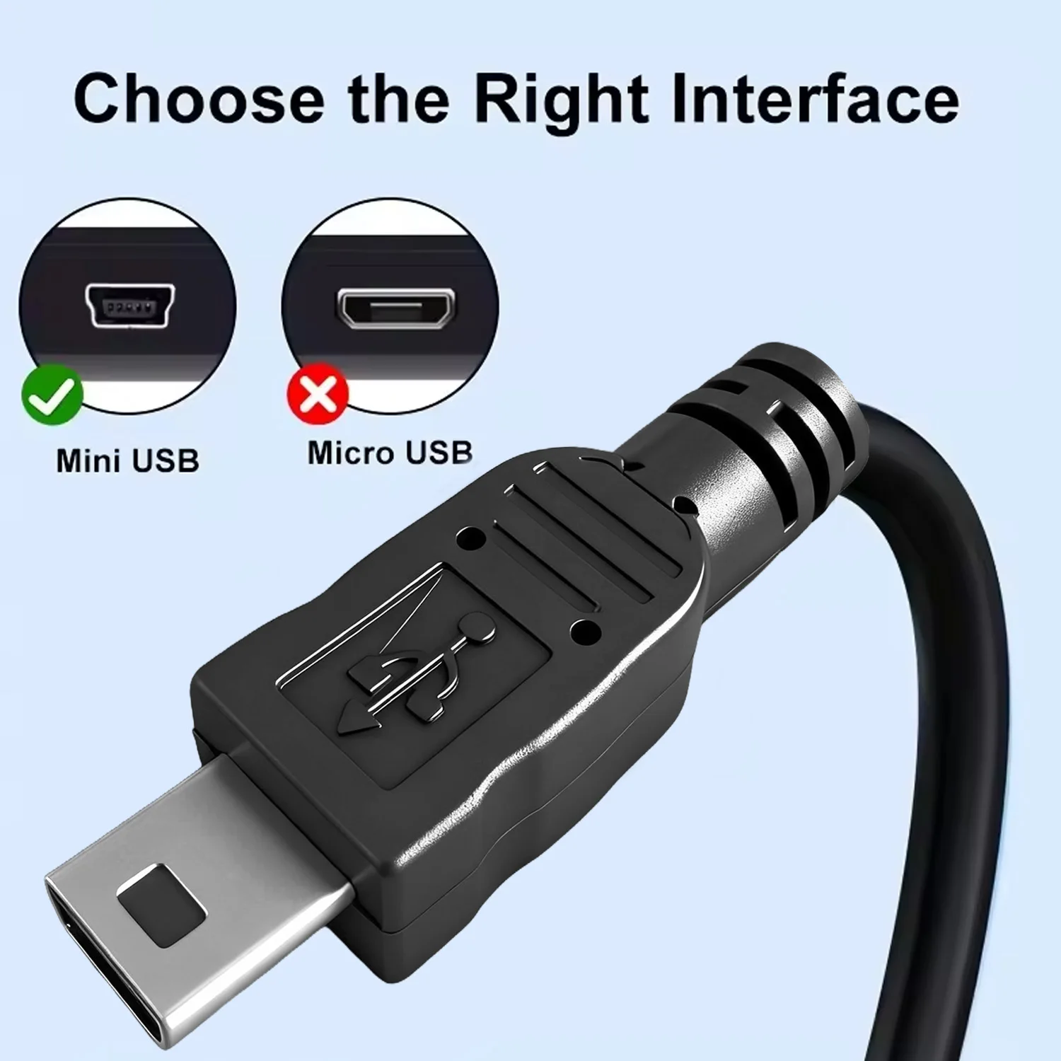 USB ذكر إلى USB صغير أنثى خط نقل البيانات العالمي USB تمديد كابل شحن موصل للكاميرا MP3 ماك بوك #3