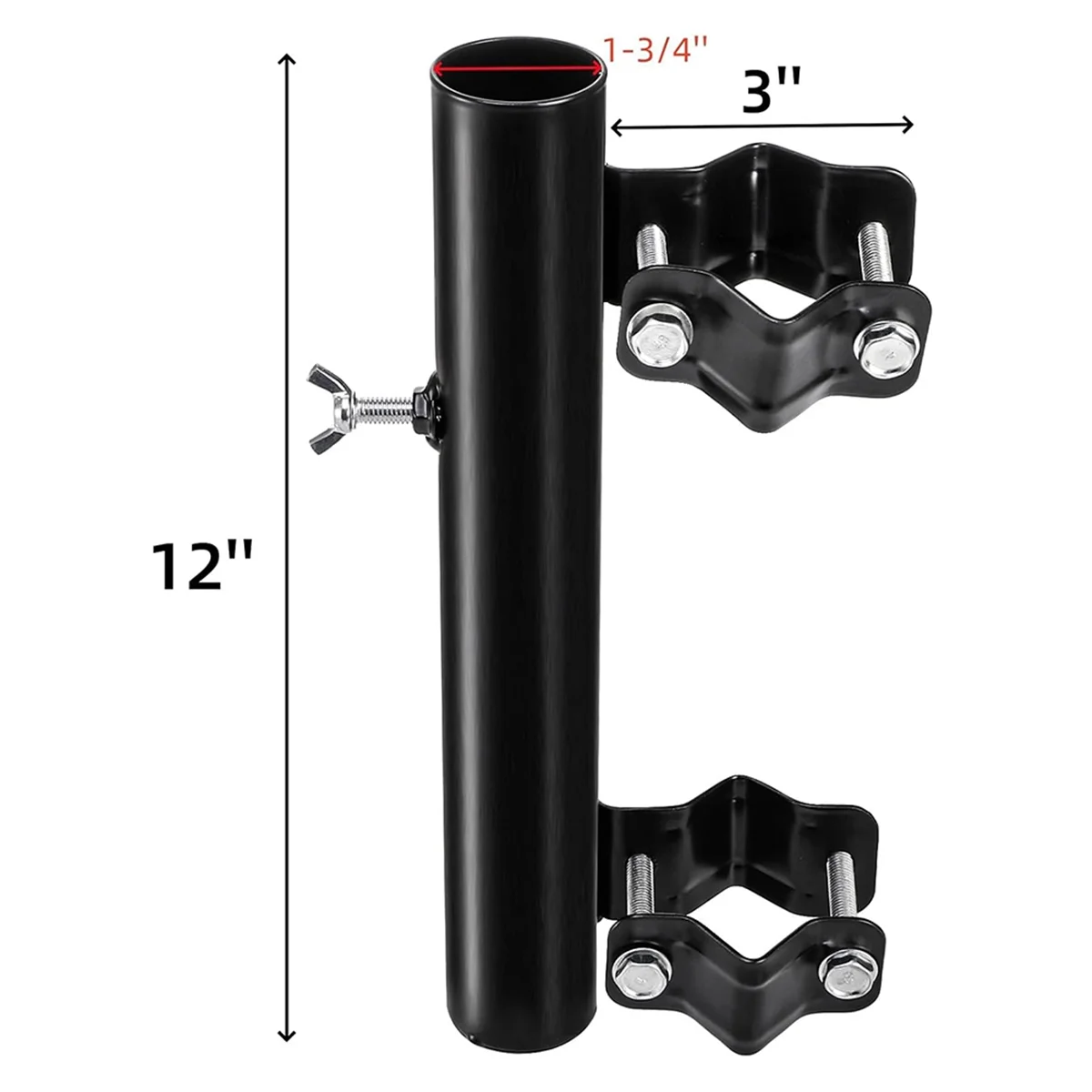 

ABNJ RV Ladder Mounted Flagpole Holder, RV , Flag Pole for Travel Trailer, Compatible with RV Ladder Rails