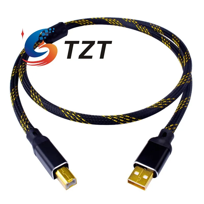 

TZT 1 м/3,3 фута USB-аудиокабель USB-кабель для передачи данных с импортным основанием кабеля для Canare (порт USB A — USB B/Type-C — квадратный порт USB)