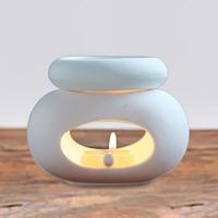 Essential Oil Burner Candle Melting Heater Table Centerpiece Aroma Diffuser Burner Waxes Melt Burner for SPA Office Bedroom Yoga