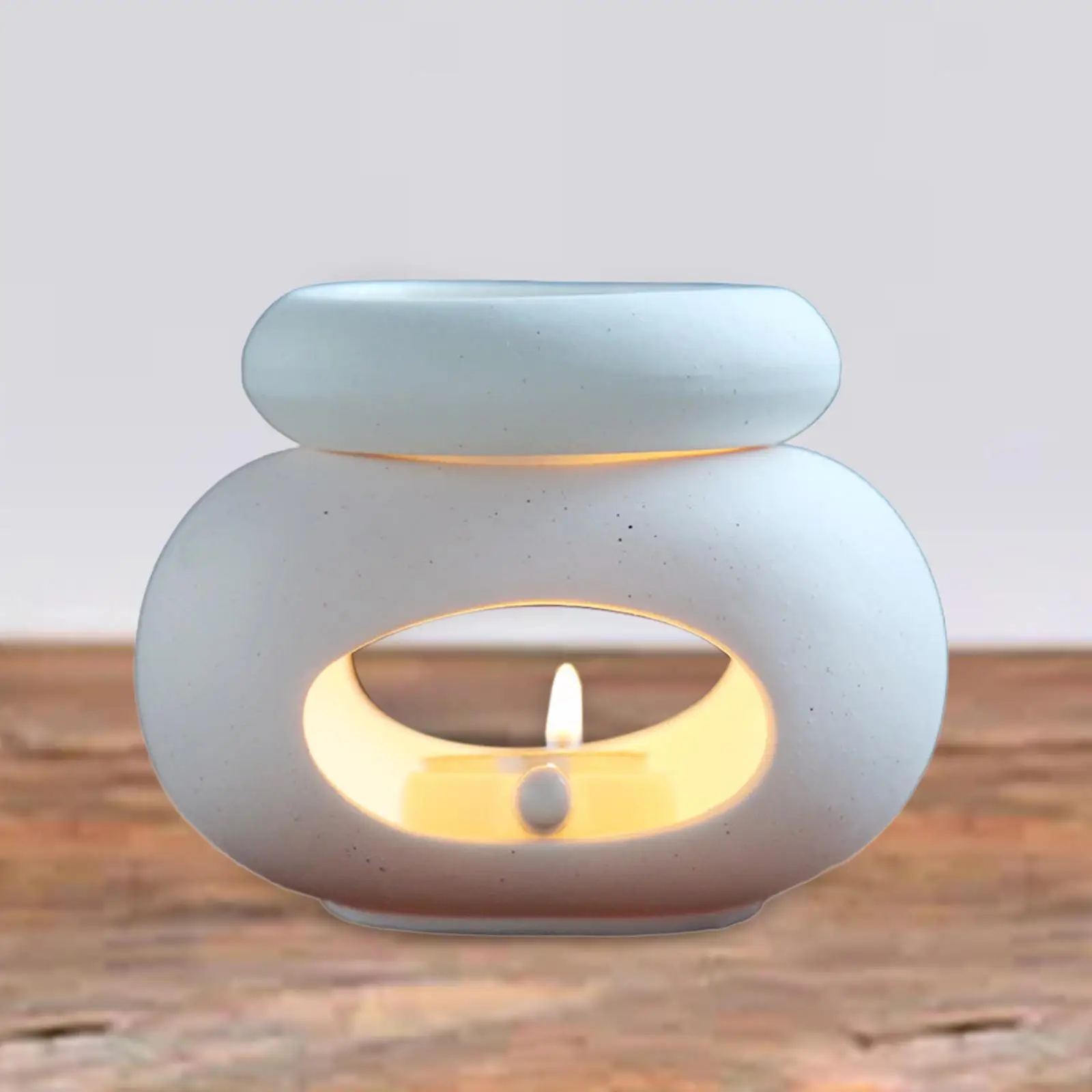 Essential Oil Burner Candle Melting Heater Table Centerpiece Aroma Diffuser Burner Waxes Melt Burner for SPA Office Bedroom Yoga