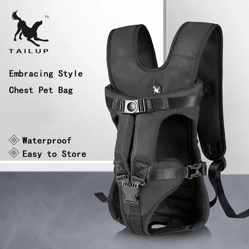 Portable Pet Dog Carrier Chest bag Outdoor Travel Pet Strap Shoulder Bag Front Leg Out Bag Adjustable Leagth Dog Strap Backpack