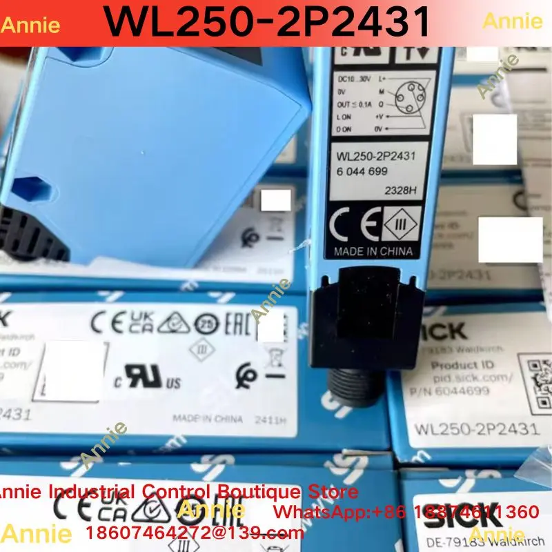 Brand-New Mirror Reflection Photoelectric Switch WL250-2P2431 Durable Electrical Component for Home Automation