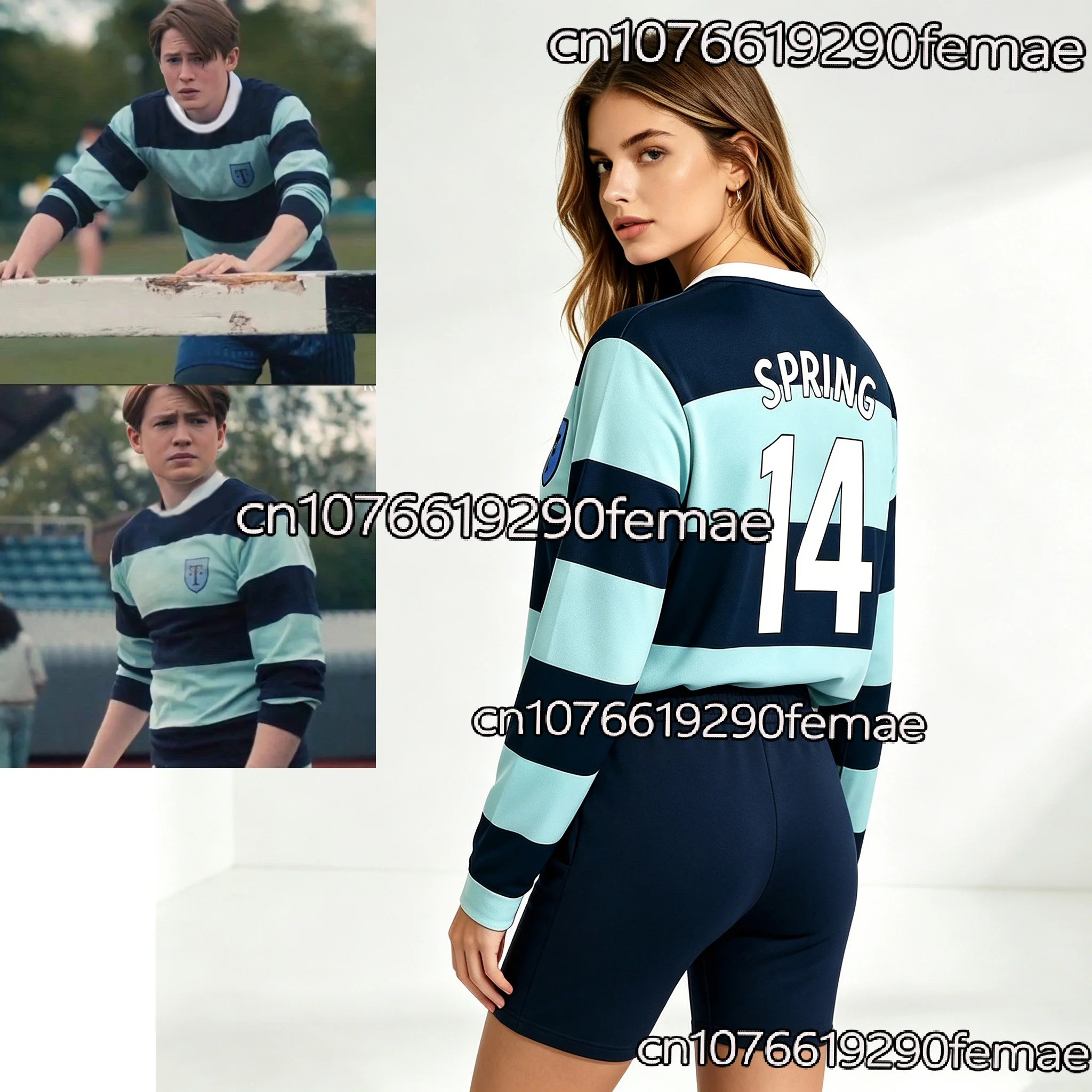 Fans Heartstopper Forever Graphic T-Shirt for Kids Nick & Charlie Rugby Shirt Sportswear Truham School Uniform Summer Top Women