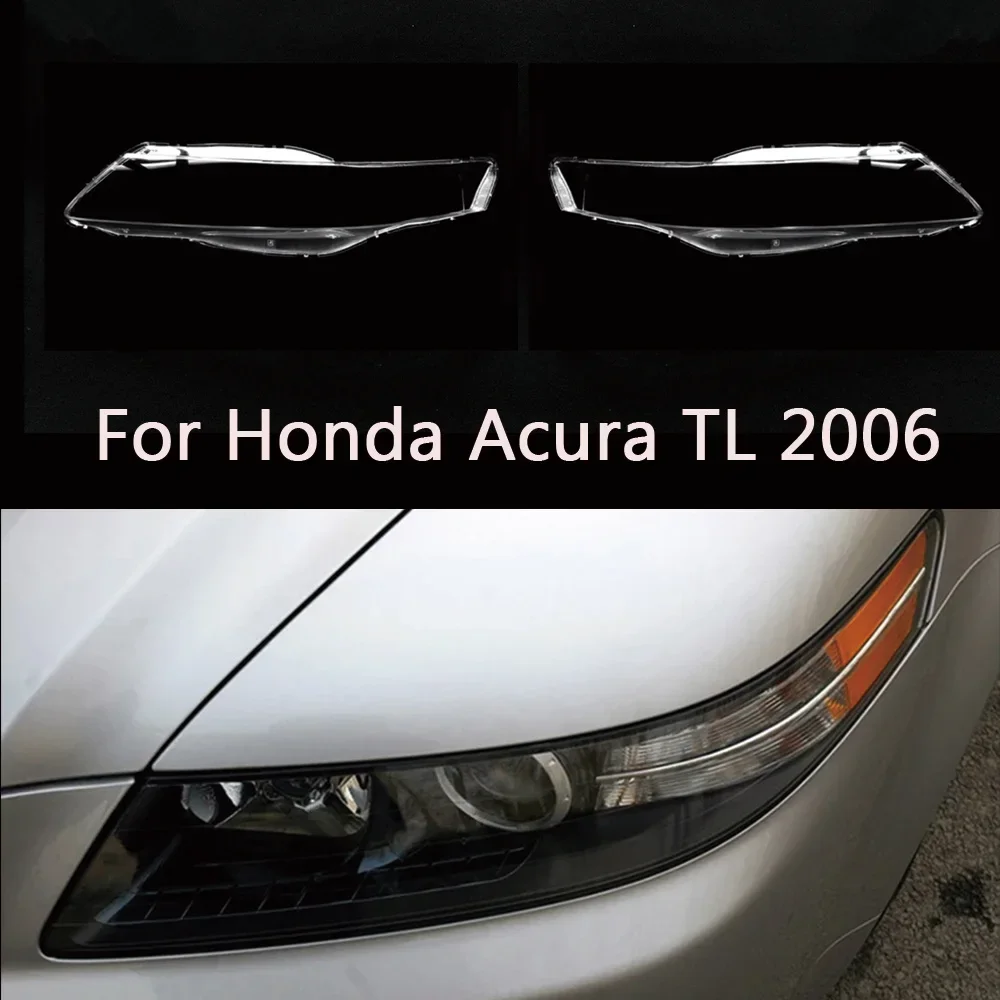 

HTTCY Car Headlight Cover Lens For Honda Acura TL 2006 2007 2008 Headlight Glass cover lens Headlamps Lampshade Lamp Shell