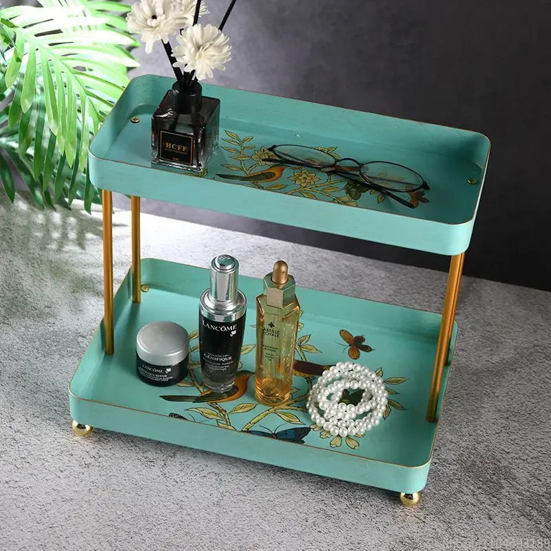 

Vanity Bath Shelf - American Style Organizer for Makeup & Toiletries
