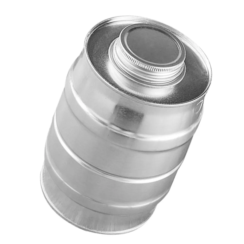 Airtight Coffee Canister with Built- Valve Wine Barrel Shape Tinplate Material for Fresh Beans Ground Coffee Tea Sugar view 5