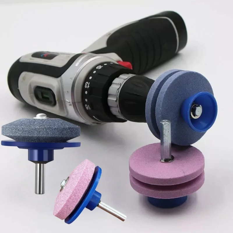 Wind Power Mower Electric Sharpener Portable Whetstone Grinding Stone Professional Sharpening Tool for Mower Blade Kitchen Knife