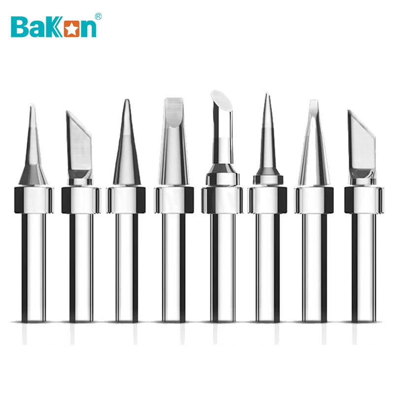 Bakon BK200M Soldering Tip K/SK/LK/B/2B/4C/5C/0.8D/1.2D/1.6D/2.4D/3.2D/4.2D Lead Free Welding Iron Head Welder Tips