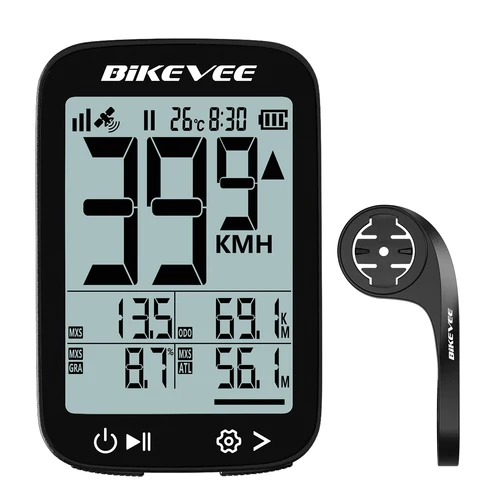 Ordenador inalámbrico para bicicleta, velocímetro, odómetro, cronómetro, resistente al agua, recargable, GPS, accesorios para ciclismo