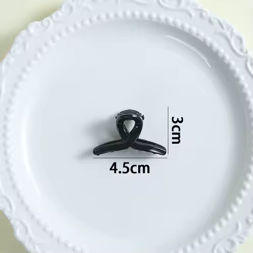 4.5cm Mini Cute Claw Clip Small Girl Hair Claw Semi Transparent Bangs Side Clip Small Shark Clip Women's Hair Apparel Accessory - Image 19