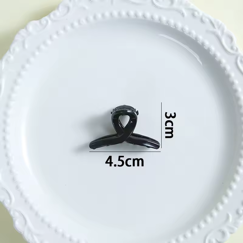 4.5cm Mini Cute Claw Clip Small Girl Hair Claw Semi Transparent Bangs Side Clip Small Shark Clip Women's Hair Apparel Accessory - Image 19