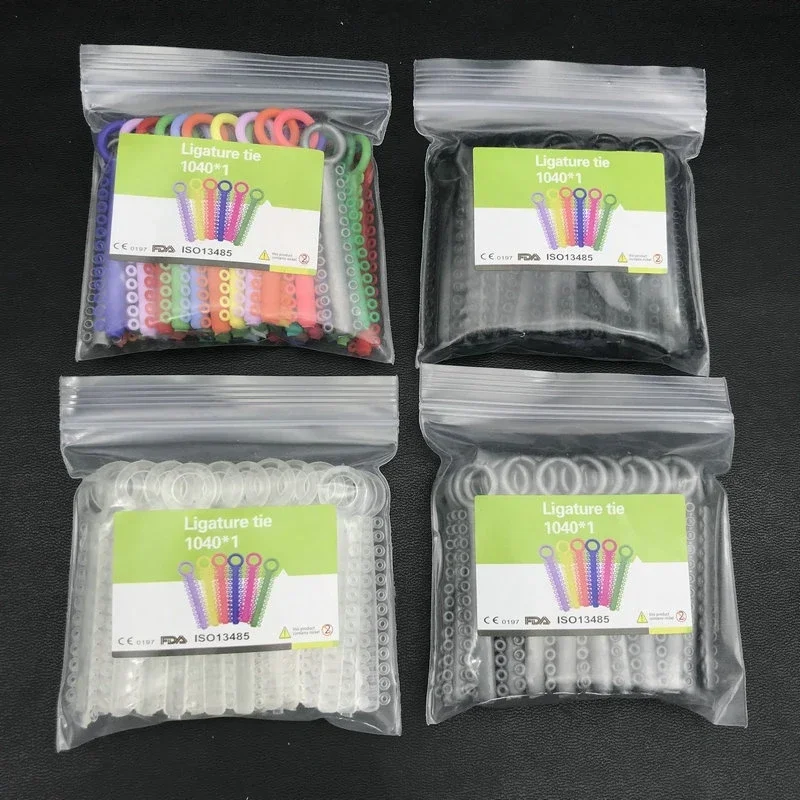 

40sticks/pack Dental Orthodontic Ligature Ties Dental Rubber Bands Braces Dental Ligature Tie Dental Ortho Product