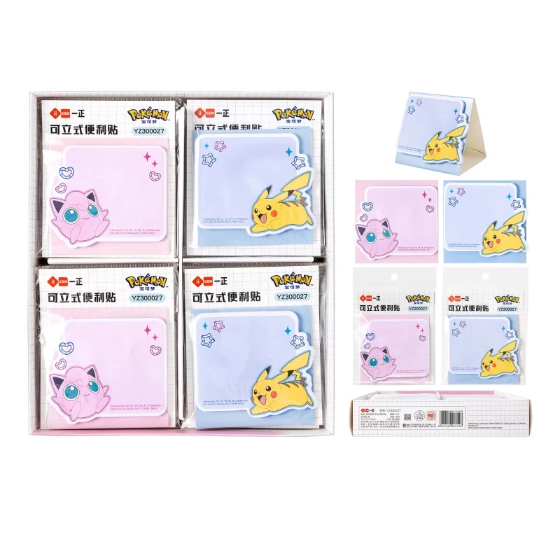 

24pcs/lot Kawaii Pokemon Memo Pad Creative N Times Stationery Label Notepad Bookmark Post School Supplies